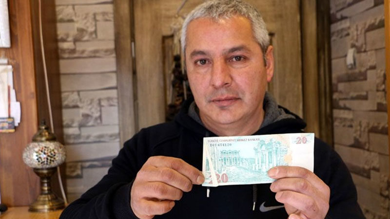 Tokat'ta aktarlık yapan bir kişi müşterisinden aldığı ve 15 yıldır