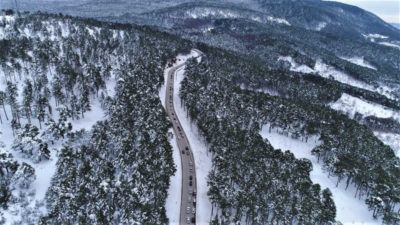 Uludağ’da kartpostallık manzaralar