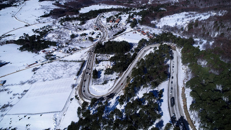 Türkiye'nin kayak ve kış turizm merkezlerinden Uludağ'da sömestir ve hafta