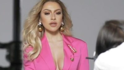 Hadise’nin kamera arkası görüntüleri gündem oldu!