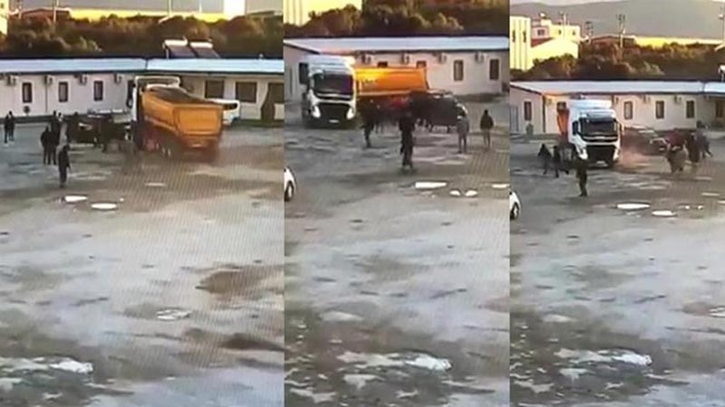 Tartıştığı arkadaşına sinirlenince TIR’la kovaladı Tartıştığı arkadaşına sinirlenince TIR’la kovaladı