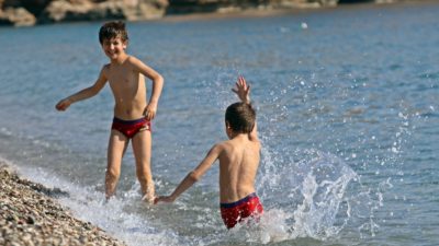 Şubat ayında deniz keyfi! Hava sıcaklığı 18 dereceyi buldu!