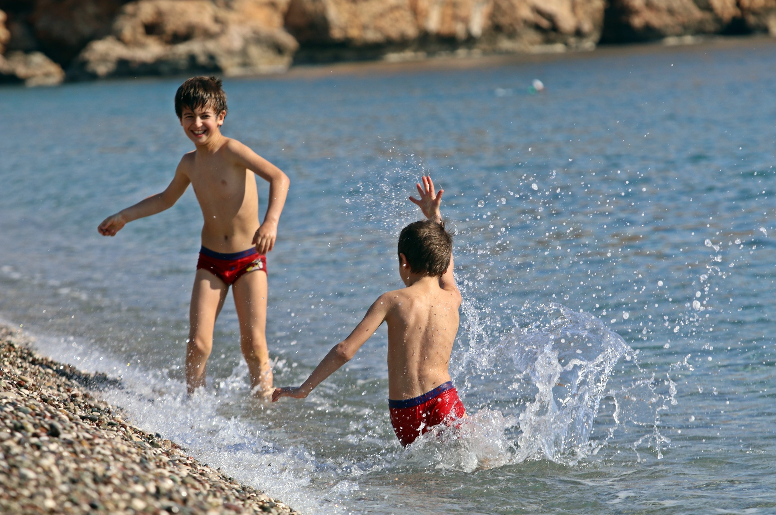 Şubat ayında deniz keyfi! Hava sıcaklığı 18 dereceyi buldu!