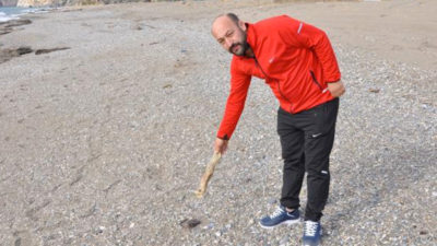 Sahilde bulundu! Vatandaş tedirgin…