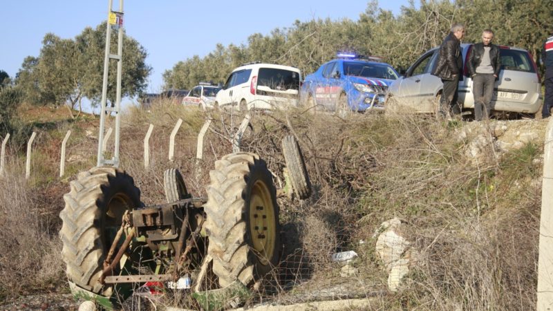 Bursa'nın Orhangazi ilçesinde kayıp çiftçinin cansız bedeni, takla atan traktörünün