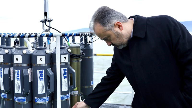 Gemlik Körfezi’nin röntgeni çekiliyor Bursa Büyükşehir Belediyesi’nin TÜBİTAK Marmara Araştırmaları Merkezi ile ortak yürüttüğü