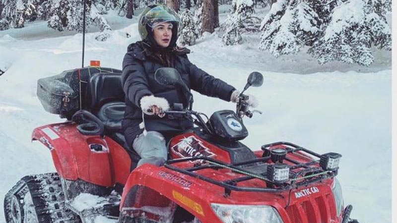 Kar safarisini çıktı