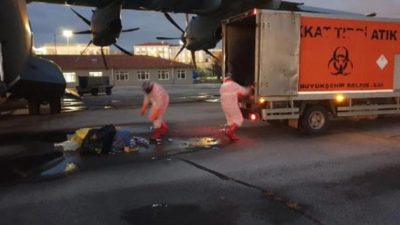 MSB: Tahliye uçağı arıtmaya tabi tutuldu