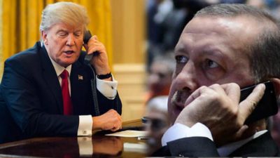 Cumhurbaşkanı Erdoğan ile Trump telefonda görüştü