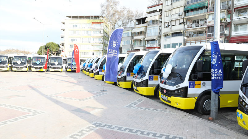 Gemlik’te toplu ulaşım artık daha konforlu
