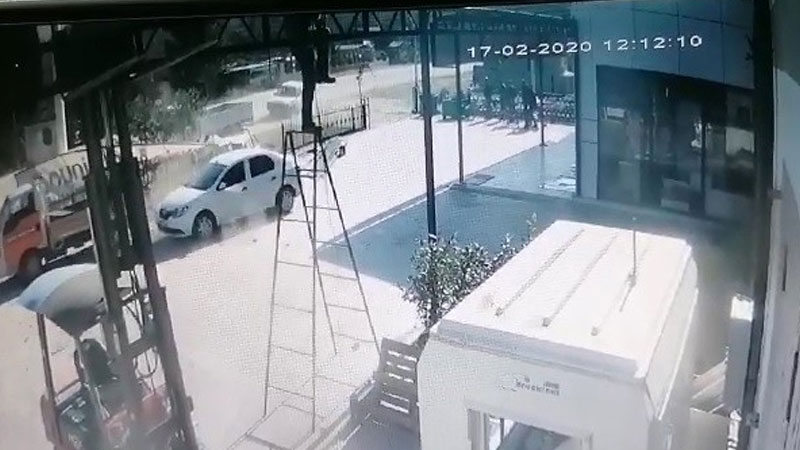 Bursa’da panik anları! Saniye saniye kaydedildi…