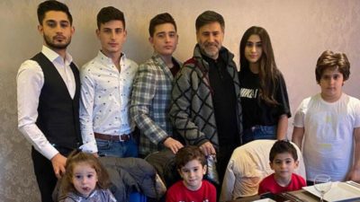 İzzet Yıldızhan ikiz çocuklarının doğum gününü kutladı