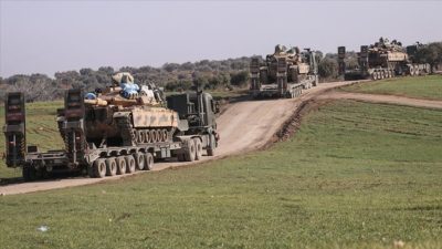 İdlib’deki gözlem noktalarına 150 araçlık sevkiyat