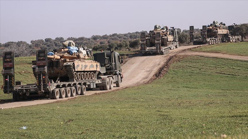 İdlib’deki gözlem noktalarına 150 araçlık sevkiyat