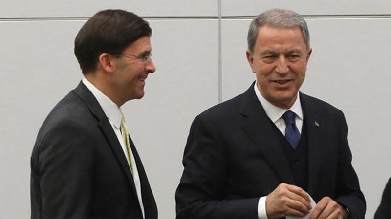 Bakan Akar, ABD’li mevkidaşıyla görüştü