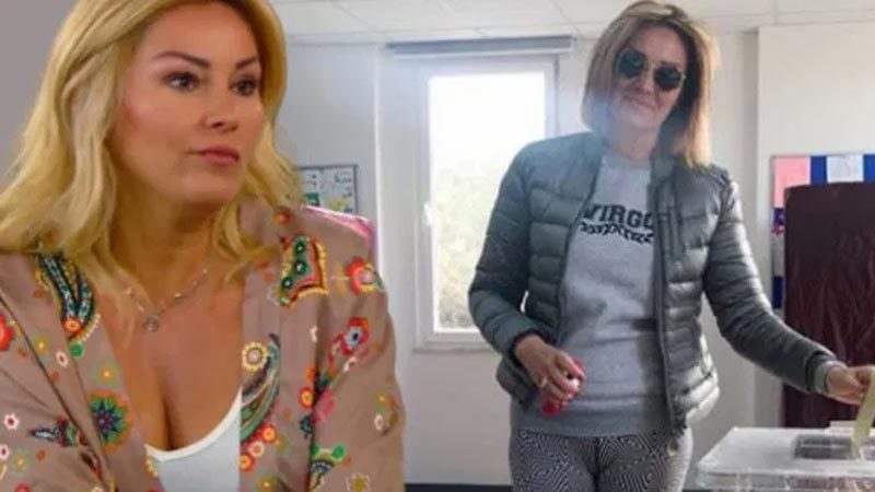 31 Mart Yerel Seçimler kapsamında oy kullanmaya giden Pınar Altuğ'un