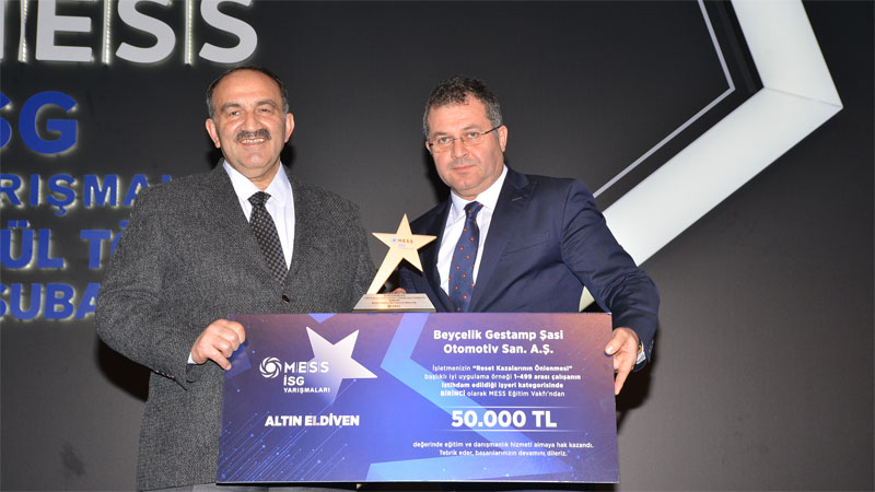 Beyçelik Gestamp’a MESS’ten Altın Eldiven Ödülü