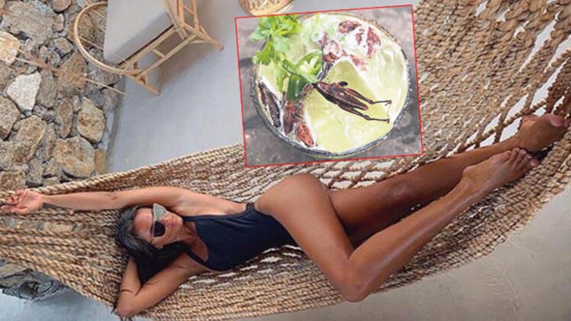 Eda Taşpınar durmuyor! Önce çekirge yedi, şimdi de… Eda Taşpınar durmuyor! Önce çekirge yedi, şimdi de…