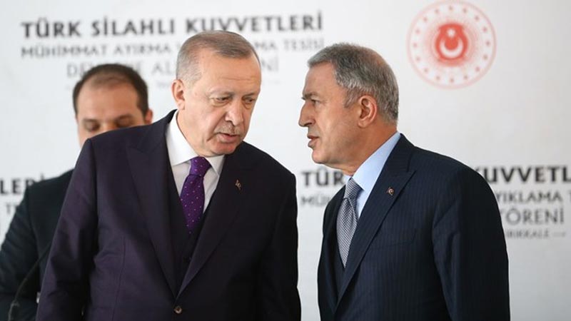 Cumhurbaşkanı Erdoğan, Milli Savunma Bakanı Akar ile görüştü