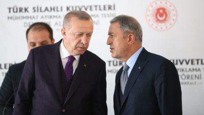Cumhurbaşkanı Erdoğan, Hulusi Akar ile görüştü