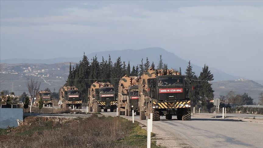 İdlib’deki gözlem noktalarına askeri sevkiyat
