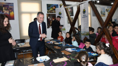 Tatiller Çocuk Sanat Atölyesinde güzel