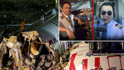 İşte kaza yapan uçağın pilotları