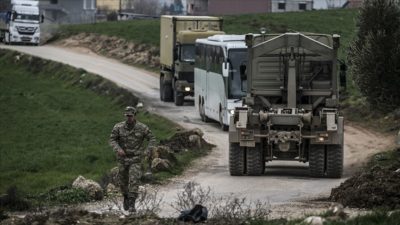 Suriye sınırında askeri hareketlilik sürüyor