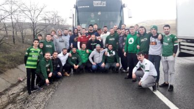 Taraftar yollara düştü!