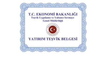 Aralıkta 788 teşvik belgesi