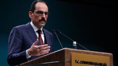 Kalın’dan PKK, YPG/PYD yöneticilerinin katılımıyla AP’de konferans düzenlenmesine tepki