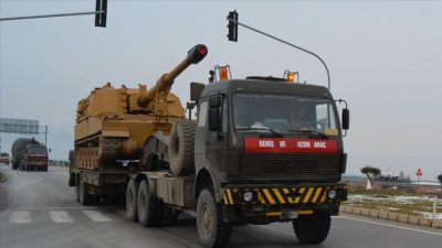 Suriye sınırına askeri sevkiyat devam ediyor