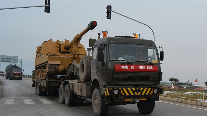 Suriye sınırına askeri sevkiyat devam ediyor