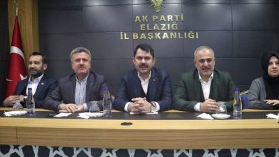 Çevre ve Şehircilik Bakanı Kurum: Elazığ’da konut projelerini başlattık