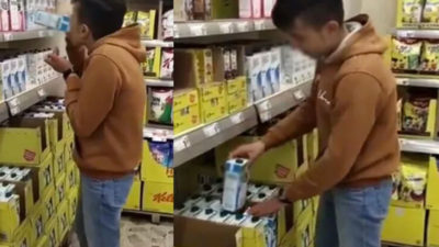 Raflardan alıp içmişti… Cezası belli oldu