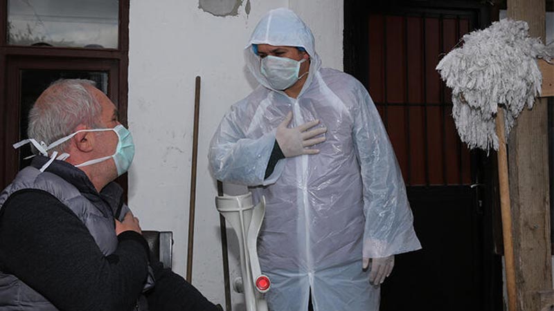 Ev ev dolaşıyorlar! Corona virüs…