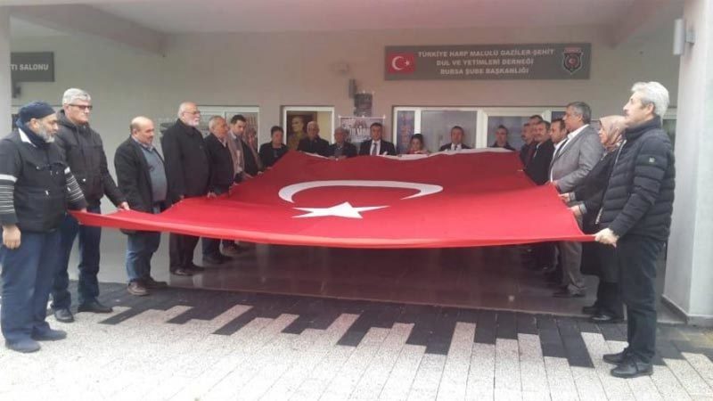 Bursa'da faaliyet gösteren 6 sivil toplum kuruluşu (STK), Suriye'nin İdlib