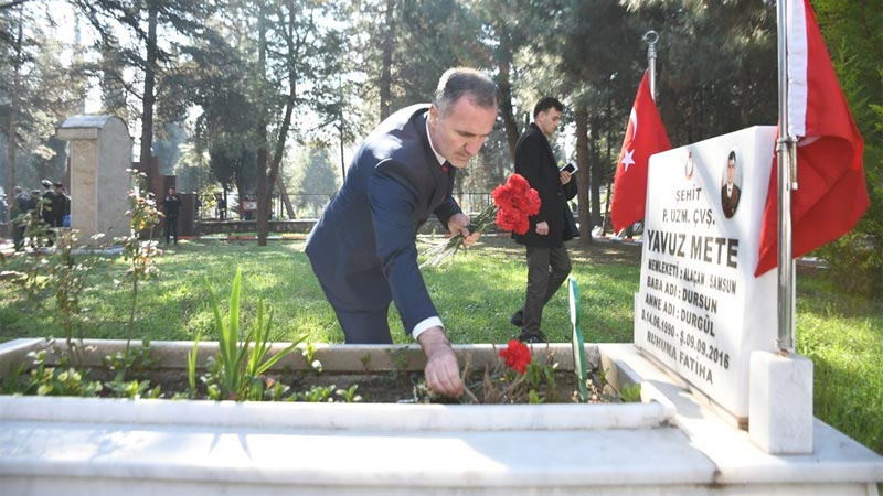 Çanakkale Zaferinin 105. Yılında Şehitlerimiz Minnetle Anıldı
