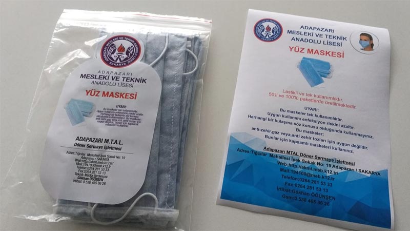 MEB ayda 2 milyon maske üretecek