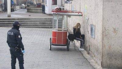 Karantinadan kaçan kadın yakalandı