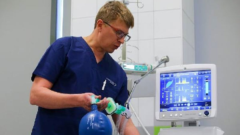 Rusya’nın başkenti Moskova yakınlarında dönüştürülen özel koronavirüs karantina hastanesinden her