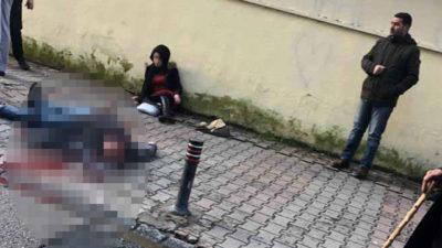 Sokak ortasında dehşet!