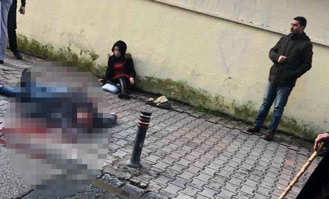 Sokak ortasında dehşet!