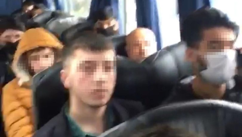 Bir otobüs yolcuya ‘ihlal’ cezası! Karantinaya alındılar