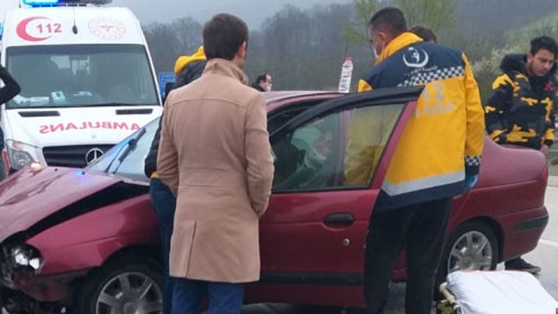 Bursa’da yağmur kazaya neden oldu