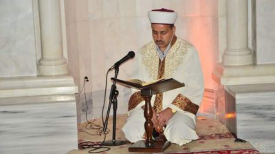 Camide cemaat olmayınca böyle vedalaştı