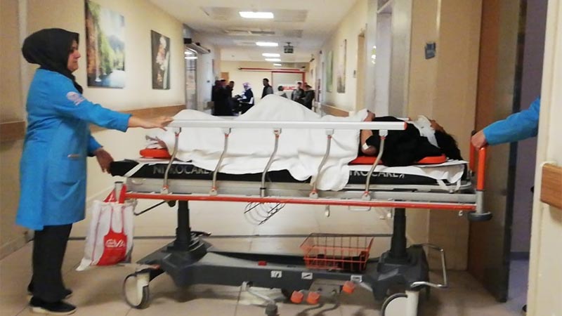 Otomobil ağaca çarptı: 2 yaralı Otomobil ağaca çarptı: 2 yaralı