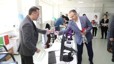 Doktorlara bayram ziyareti