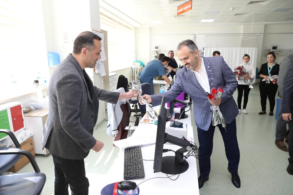 Doktorlara bayram ziyareti