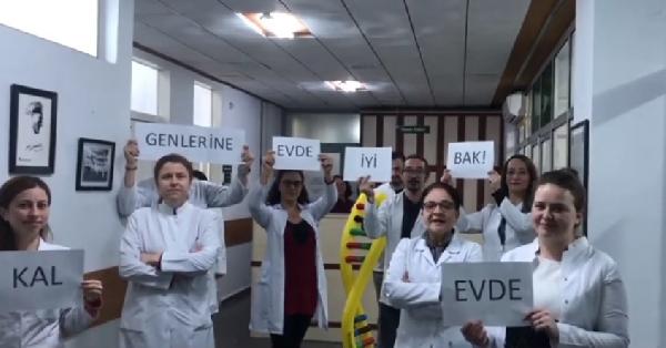 Hastane personeline Timsah morali… Lütfen evde kal…